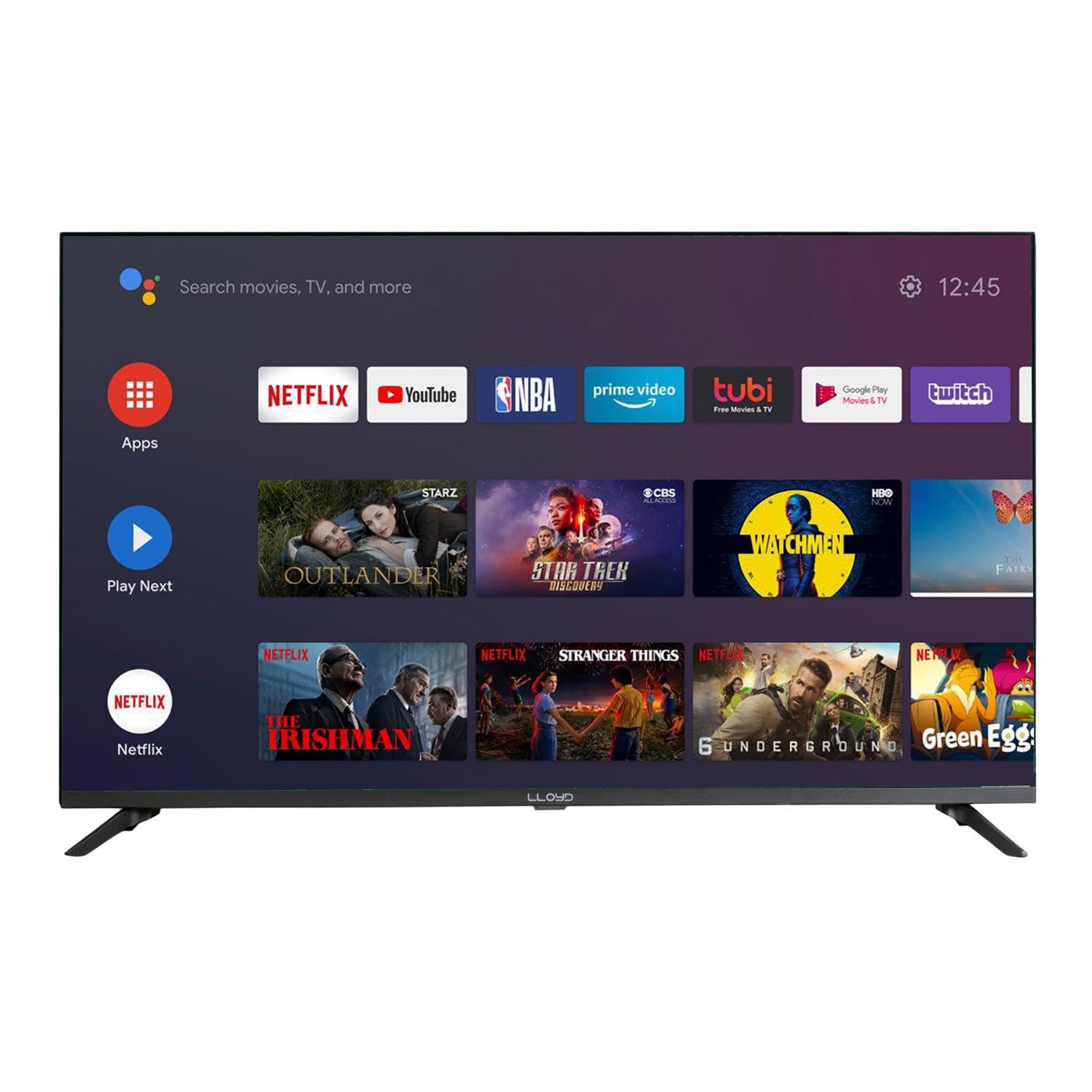 Lloyd 43PS850E 109 cm (43 Inches) 4K Ultra HD Smart LED TV (Black)