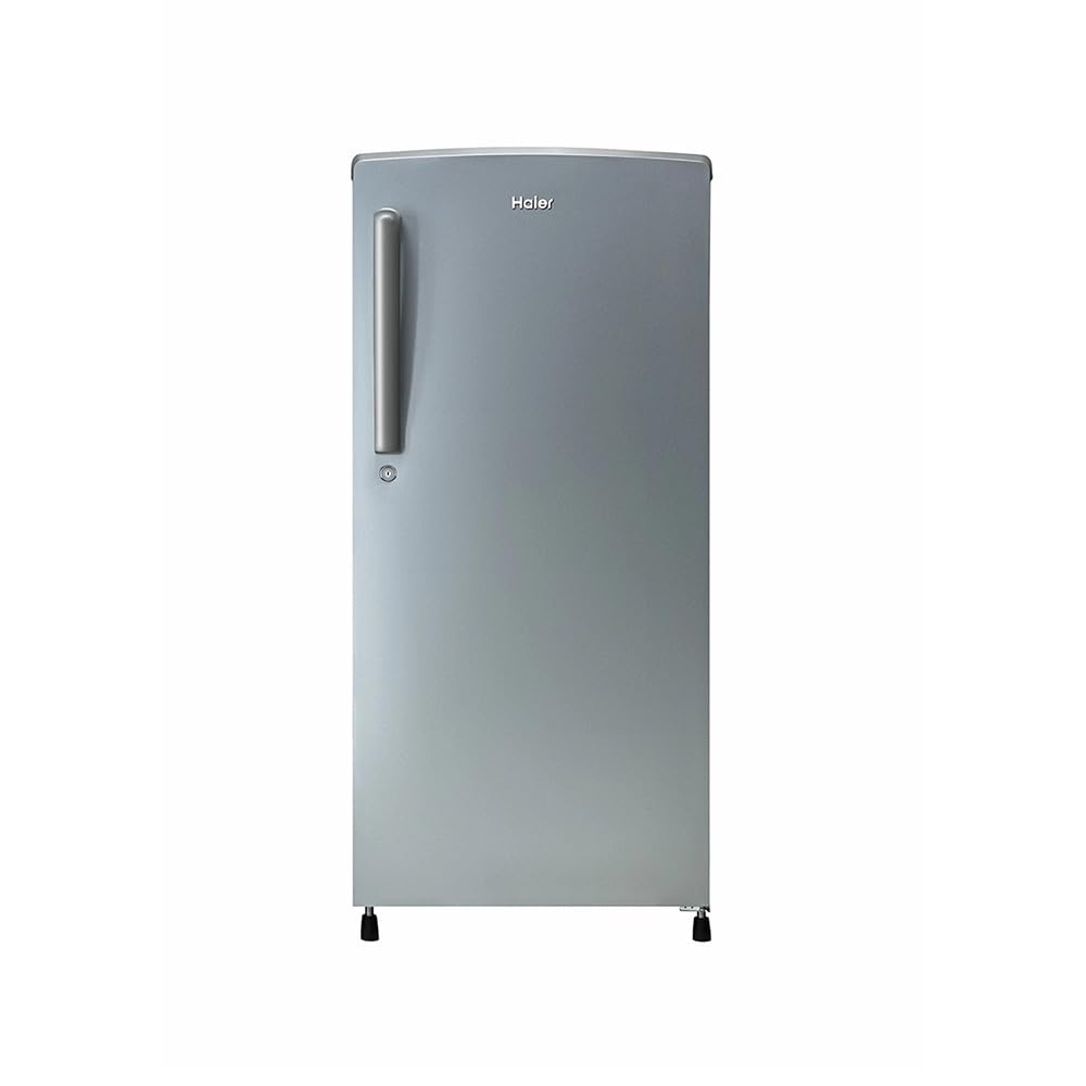 Haier HRD-2061SMS-N 185L 1 Star Direct Cool Single Door Refrigerator, Moon Silver