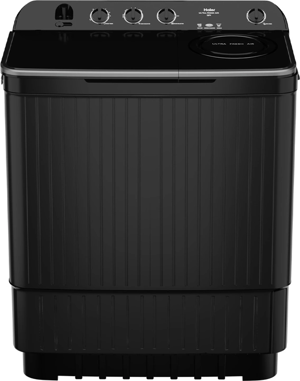 Haier 14 kg Semi-Automatic Top Load Washing Machine – Black
